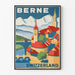 Vintage Berne Sveitsi - Retroseinäkkeilijä sisustukseen