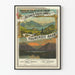 Vintagejuna Berner-Oberland - Juliste seinäkoriste Thun-järvi