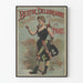 Vintagejuliste Berthe Delaurianne Parisin konserttien vesiputoukset