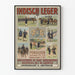 Indisch Leger 1909 -armeijan rekrytointijuliste, vintage