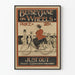 Vintage Betsey Jane on Wheels -juliste