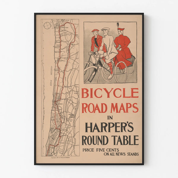 bicycle-road-maps-in-harpers-round-table
