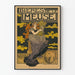 Vintage juliste Meusen olutjuomista seinäkoristukseen