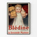 Vintage juliste Blédine Jacquemaire La Seconde Maman seinäkoristukseen