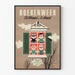 Vintage juliste Boekenweek 23. helmikuuta – 5. maaliskuuta seinäkoristukseen