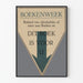 Vintage Juliste Boekenweek seinäkoristukseen