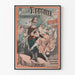 Vintagejuliste Bougival Bal des Canotiers - Retroseinustarakenne