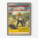 Vintagejuliste Bouillie G. Marqués Soufre Insectil - Retroseinäsdecoraatio viininviljelyyn