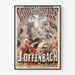 Vintage juliste Lumihiutale - J. Offenbachin musiikki