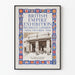 Vintage-Britannian imperiumin näyttelyn 1924 juliste - historiallinen seinäkoriste