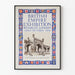 Vintage-Britannian imperiumin näyttelyn 1924 juliste Lontoossa