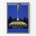 Vintage Buckingham Fountain -juliste Chicagossa