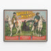 Buffalo Billin Wild West ja Congress of Rough Riders - Vintage-seinäkoriste juliste — kehystetty taideteos seinällä