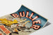Vintage Bullier -juliste suuri juhla ja tanssiaiset torstaisin, lauantaisin ja sunnuntaisin