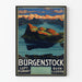 Vintage Burgenstock Sveitsi juliste seinäkoristukseen