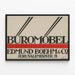 Vintage- juliste toimistokalusteista Edmund Boehm & Co — kehystetty taideteos seinällä