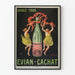 Vintage juliste Juokaa kaikki Evian Cachat