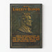 Vintage juliste Liberty Bonds - Abraham Lincolnin muotokuva