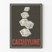 Vintage juliste Cacodyline Jammes typografiset kuutiot