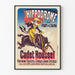 Vintage Hippodrome Cadet Roussel Juliste Seinän koristeluun