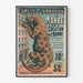 Vintage Juliste Le Monde ennen ihmisen luomista Camille Flammarionilta