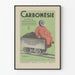 Vintage juliste Carbonésie – Suolistoterveyden mainos