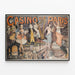 Vintage Casino de Paris -juliste, 16 Rue de Clichy — kehystetty taideteos seinällä