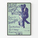 Vintage juliste linjapiirros linnasta Lame Duck Waltz 1913