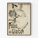 Vintage juliste Palais de Glace Champs-Élysées seinäkoriste