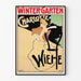 Vintage talvinen puutarha Charlotte Wiehe - Taiteellinen seinäkoristelu Juliste