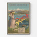 Vintage juliste P.L.M. rautatie Genève – Retromatkaulinen seinäkoriste