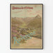 Vintage juliste seinäkoriste Orléansin rautateistä - Auvergne Le Mont-Dore