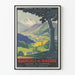 Vintage juliste Midi-rautatiet - Bagnères de Bigorre - Termalinen asema