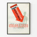 Vintage juliste suoliston desinfioinnista Chloramiinilla