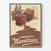 Vintage-maailman suklaajuliste Maestrani - Teollinen seinäkoristelu