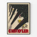 Vintage Chrysler - Art deco -klassikkovalmiste Juliste