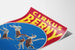Vintage Juliste Cirque Berny Flying Oscars