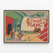 Juliste Rancy-sirkus 1856-1946 seinäkoristelu vintage — kehystetty taideteos seinällä
