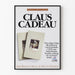 Vintage Juliste Claus Cadeau Boekenweek 1989