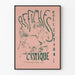 Taiteellinen vintagejuliste Sérigraphie de la Critique Pariisissa