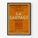 Vintage juliste Champs-Élysées'n komedia La Sauvage