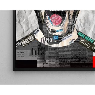 Tableau Street Art – La Rage de l’Info