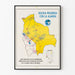 Bolivian karttajuliste 1964 - Edistyksen liittouman ohjelma