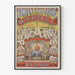 Vintage juliste Konsertti Ruche'n tapahtumapaikalla Château d'Eau'n aukiolla
