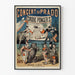 Vintage juliste Prado-konsertista, Ponger’s Circus -koristeellinen