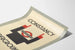Vintage Londonin metrojuliste Constancy Design Graphique