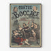 Vintage juliste Boccacen kertomukset Le Décaméron - Kirjallinen seinäkoristelu