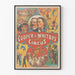 Vintage Cooper & Whitby's Euroopan sirkus -juliste
