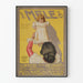 Vintage vauvanvaate juliste kastejuhlaa varten