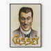 Vintagehymyinen Cosset-juliste